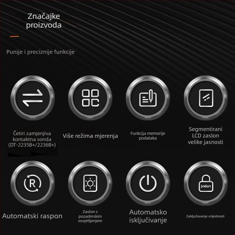 Digitalni tachometar, bezkontaktno fotoelektrično mjerenje, dvostruka upotreba, mjerenje brzine, alat za mjerenje brzine linije