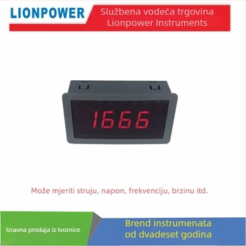 LP-5135 serija DC 5V digitalni panelni mjerač struje i napona, mjerenje frekvencije i okretaja