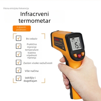 Nomi infracrveni termometar — ručni industrijski elektronički termometar za vodu i ulje, kuhanje u kuhinji