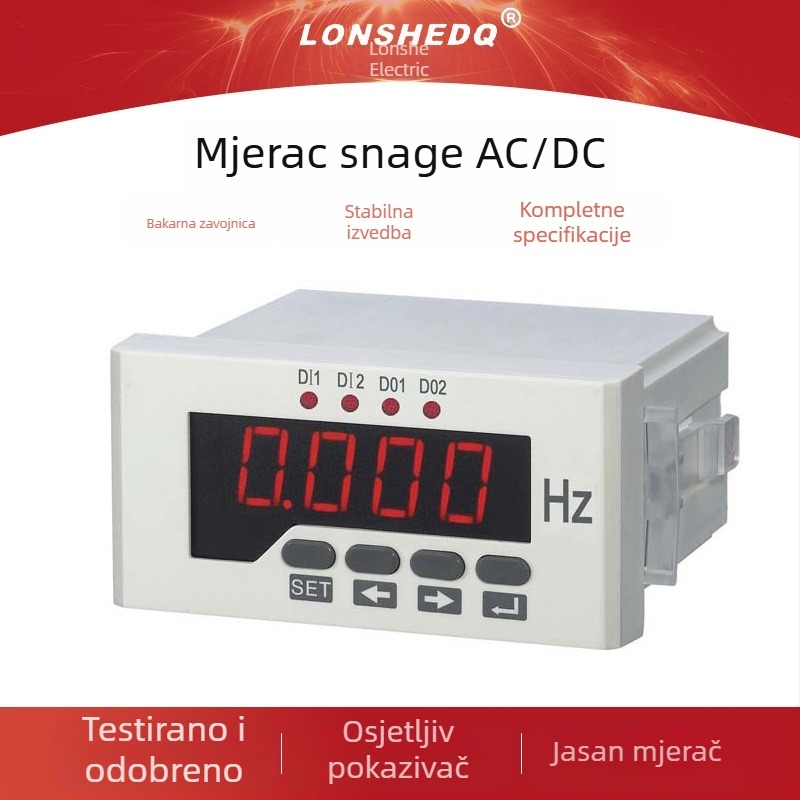 AC-DC mjerač snage s analognim i digitalnim zaslonom, pomorski tip, podrijetlo Zhejiang, marka Langsheng