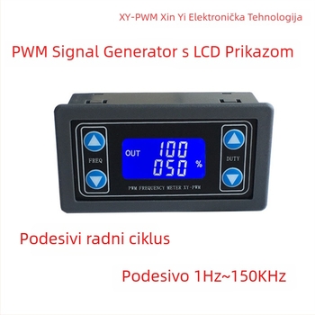 WPWM PWM modul s reguliranom frekvencijom impulsa — reguliran radni ciklus — generator signala kvadratne/pravougaone valne forme — model Xy-wpwm
