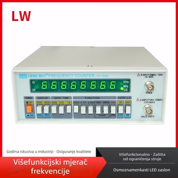 Rowway Višenamjenski mjerač frekvencije visoke preciznosti TFC-1000L/TFC-2700L, domet mjerenja 100MHz-1GHz, ulazni signali 100Hz/1kHz/10kHz