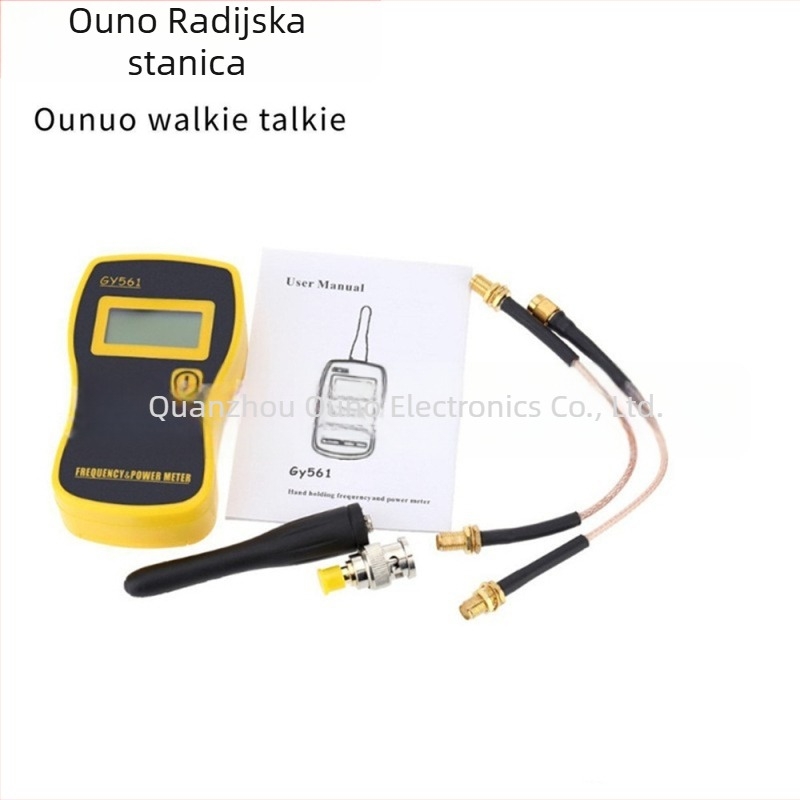 GY561 Ručni mjerni instrument za frekvenciju za walkie-talkie uz mjernu liniju; raspon 1,5–3 km; bez baterije; otporan na prašinu