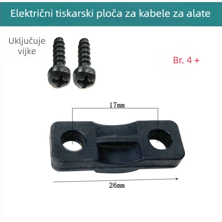 Pribor za Crimping Plate za električne alate, 36V, za nehrđajući čelik
