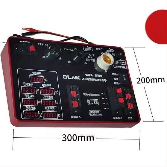 BLINKE LED tester napajanja s sedmokanalnim zaslonom i mjerenjem struje i napona; kutija za ispitivanje s 4/7/10 kanala