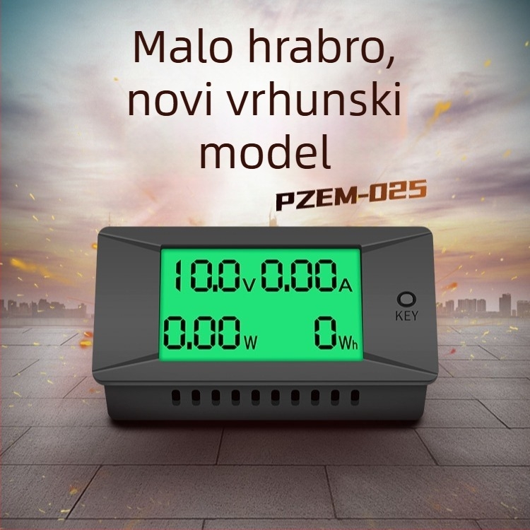 peacefair DC digitalni volt-ammeter, model pzem-025, 0–300A/300V tester snage i energije