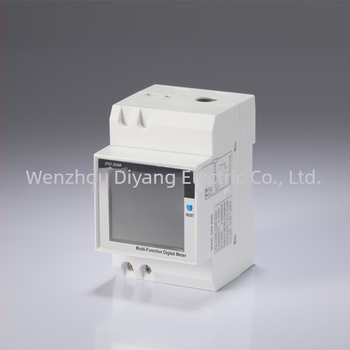 DIN-šina digitalni višefunkcionalni mjerni uređaj za jednofaznu kućnu upotrebu – napon, struja i snaga – D52-2066