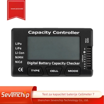 Cellmeter71-7S tester Li-ion baterije za modele zrakoplova s LCD zaslonom za mjerenje snage i napona