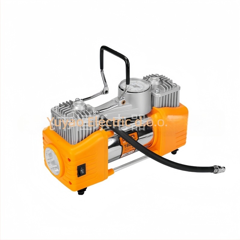 HL-303 Automobilska pumpa za gume, 180W, električna, dvostruki cilindar
