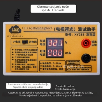 Tester LED pozadinskog osvjetljenja LCD televizora i dijagnostički instrument za LED trake