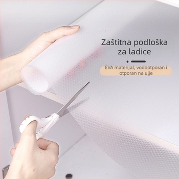 EVA vodootporna podloga za ladice, ormariće i garderobu — može se izrezati na željenu veličinu, protuklizna i otporna na prašinu, kuhinjska podmetača