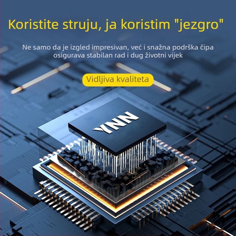 Višenamjenski mjerni uređaj za električnu energiju s mjerenjem struje, napona, snage i frekvencije; osnovni strujni tok 5 A; referentno napajanje 220 V; marka Yongnuo; model GA