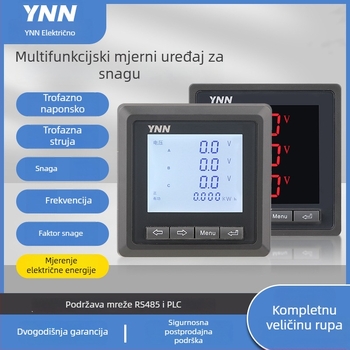 AC mjerni uređaj XE7, 220V, 5A, mjeri struju, napon, snagu i energiju