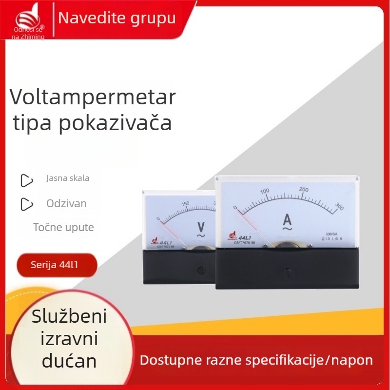 Indicate 44L1 serija mjernih instrumenata s pokazivačem: ampermetar, voltmetar, frekvencimetar, mjerač snage s digitalnim zaslonom