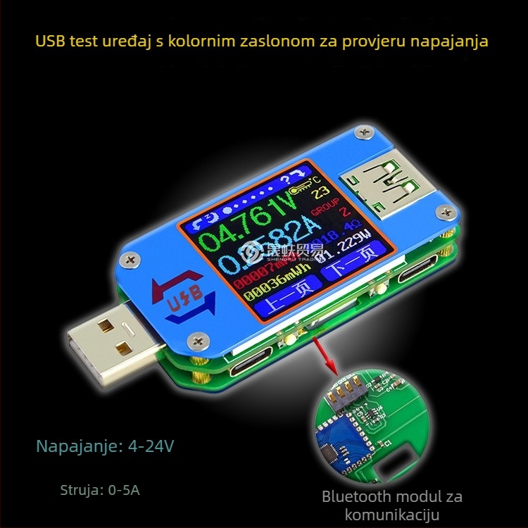 USB tester UM25C – mjerenje napona, struje, kapaciteta i snage, Bluetooth aplikacija