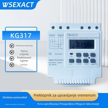 Trofazni vremenski prekidač 380V KG317 TM613, visokog kapaciteta