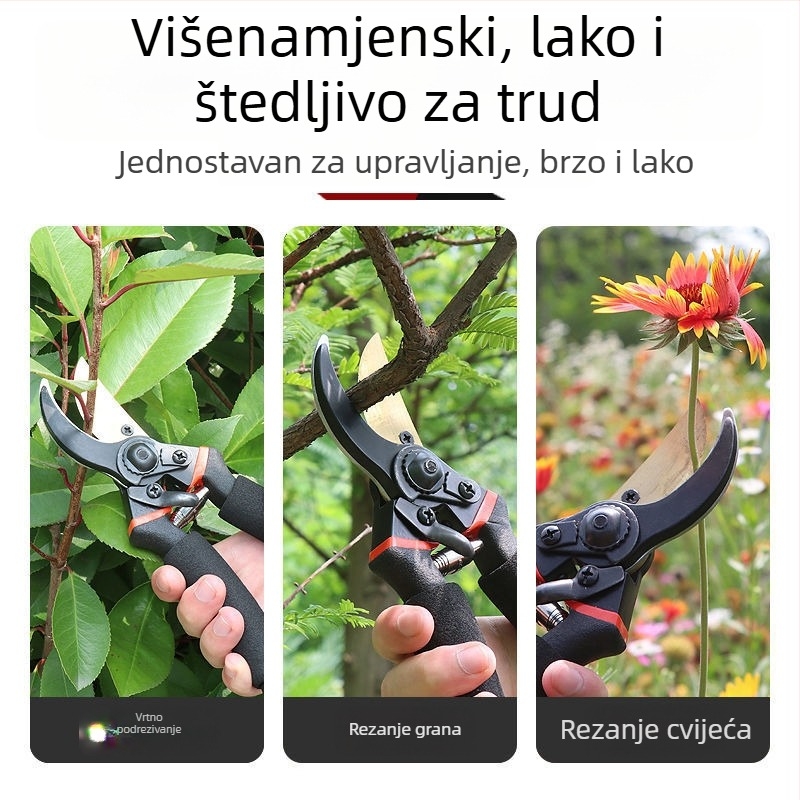 Linlang vrtne škarice za rezanje voćaka i grana, škarice za rezanje cvijeća, škarice za branje plodova
