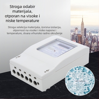 Chaorong digitalni trofazni četverovodi mjerač električne energije s prikazom snage transformatora, 3x220V/380V