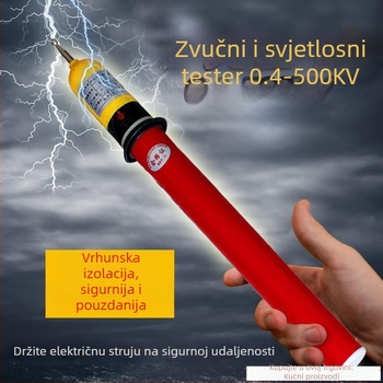 Tester visokog i niskog napona sa zvučnim i vizualnim alarmom, teleskopna šipka, tester utičnica mreže 35–220 kV
