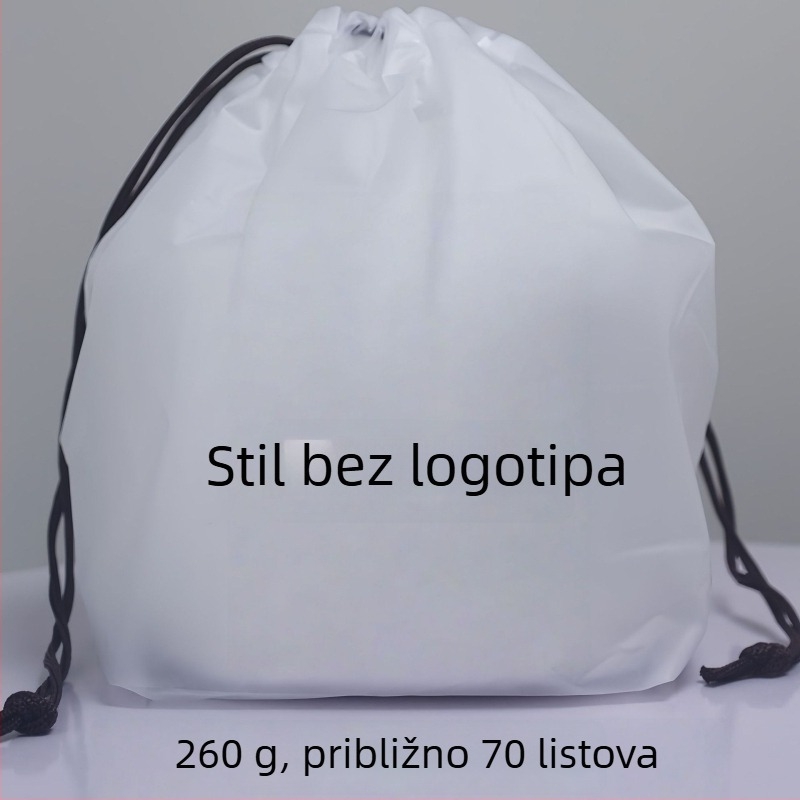 Kozmetičke pamučne jednokratne salvete za čišćenje lica, debeli s bisernom teksturom, 1 sloj, 75 kom, 260 g