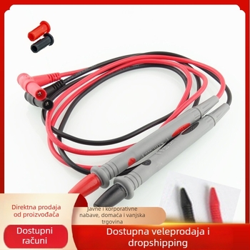 Victory izvorna klip-ON vodila za multimetar, 20A/10A, dodatni vrh, univerzalne ispitne sonde, silikon 1000V