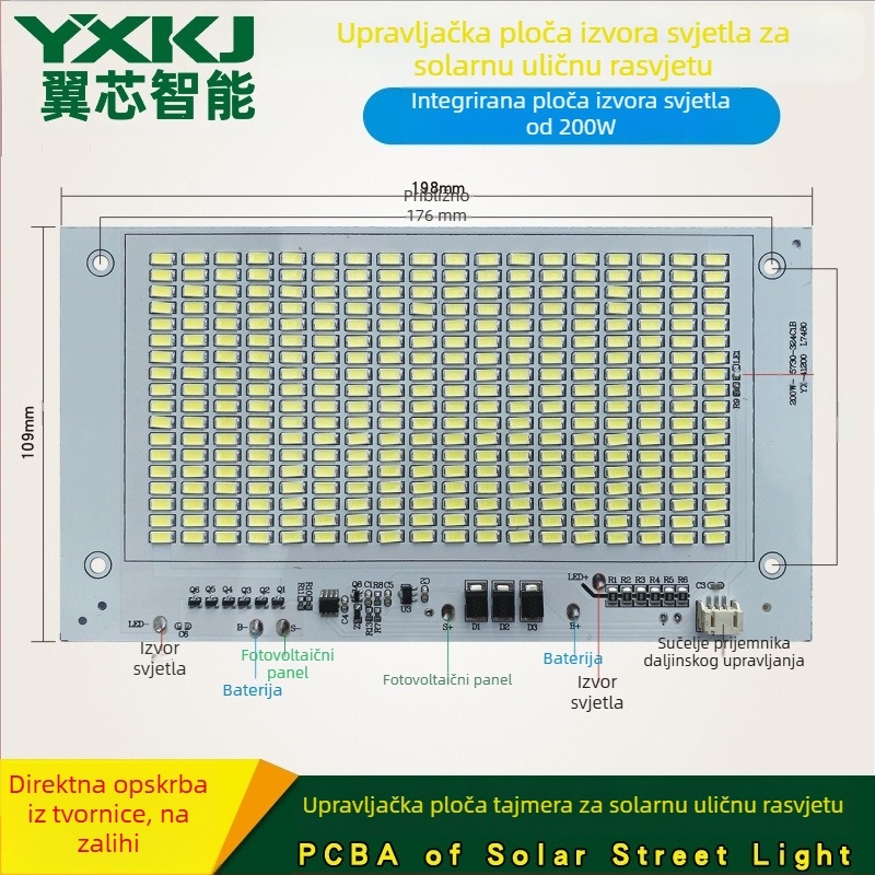 Solarna LED pločica za reflektor i upravljačku ploču za ulično rasvjetu – ploča izvora svjetla, visoka učinkovitost