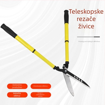 Vrtne škare za rezanje s teleskopskim dizajnom – za rezanje grančica i živica – Respecting