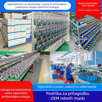 Predplaćeni pametni vodomjer i mjerač električne energije s IC kartom i RFID-om za najam nekretnina, škole i apartmane