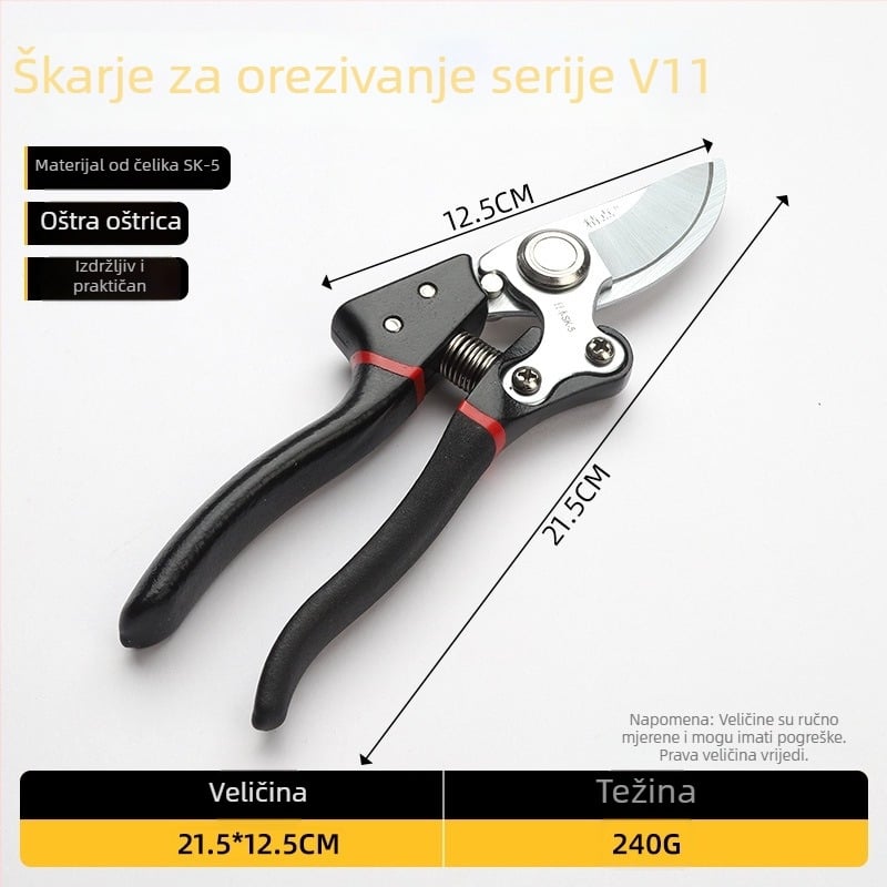 Škarice za podrezivanje voćnih stabala — vrtne škarice za grančice, cvijeće i debele grane