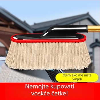 Četka za vosak za automobil; aluminijski držač; vlakna pamuka; Mayrich marka; privatna etiketa i prilagodba dostupni