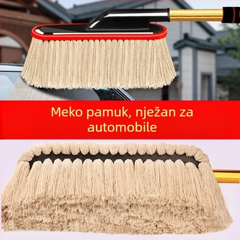 Četka za vosak za automobil; aluminijski držač; vlakna pamuka; Mayrich marka; privatna etiketa i prilagodba dostupni
