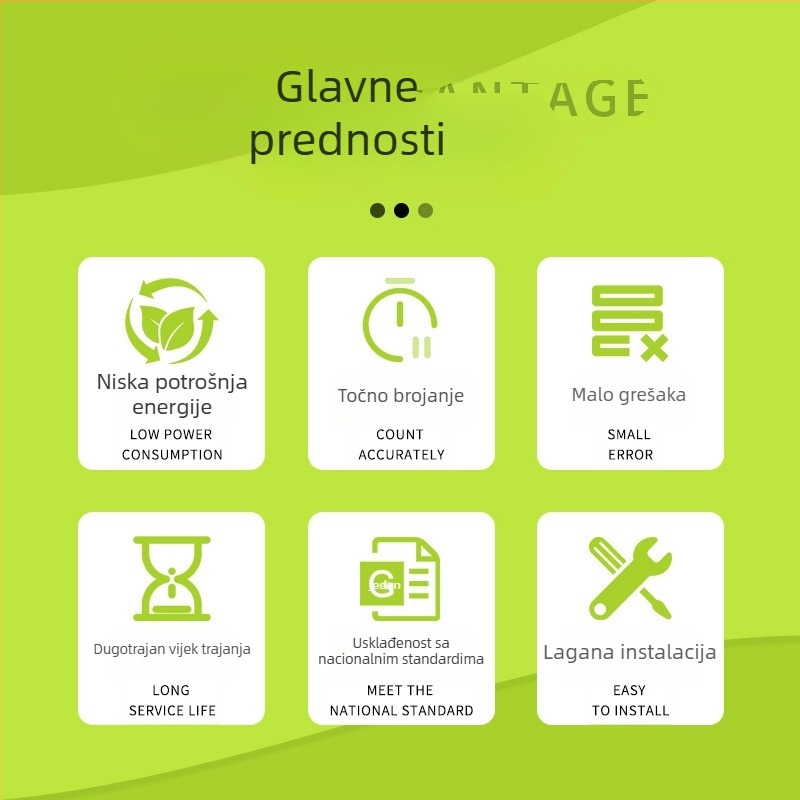 DD28 jednofazno mehaničko brojilo s prozirnim poklopcem, precizno brojanje, jednostavna ugradnja