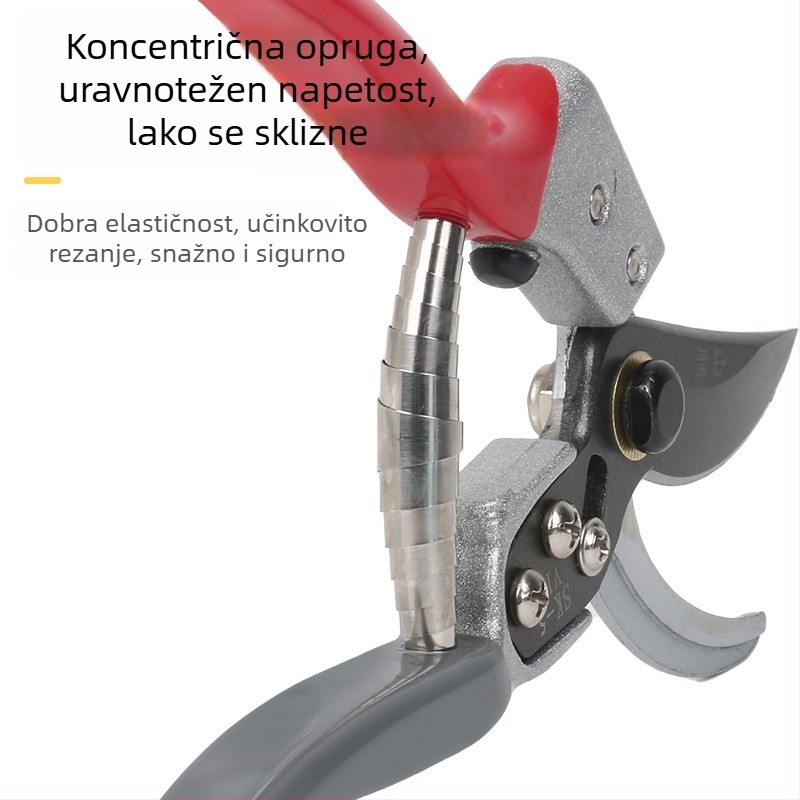 Vrtne kliješta za rezanje voćnih stabala – debele grane, ojačani noževi, visoka tvrdoća (Brand: Yushun)