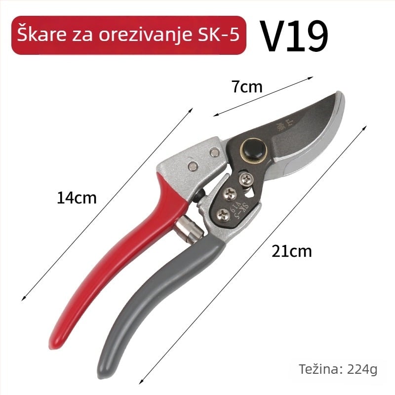 Vrtne kliješta za rezanje voćnih stabala – debele grane, ojačani noževi, visoka tvrdoća (Brand: Yushun)