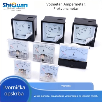 Ampermetar i voltmetar s pokazivačem za benzinski generator