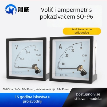99T1 Analogni ampermetar i voltmetar — pokazivačkog tipa, mjerenje izmjeničnog struje i napona