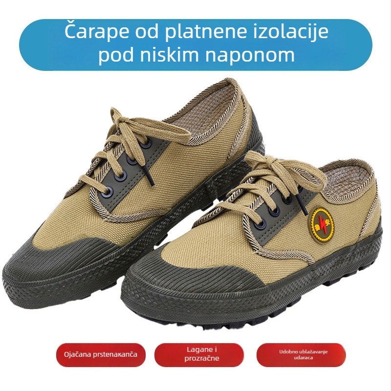 Izolirane tenisice od platna, niskog gležnja, električna zaštita