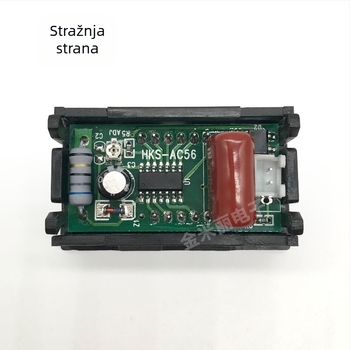 AC voltmetar 30–500V za izmjenični napon, LED digitalni zaslon, dvovodični digitalni mjerni modul, kompatibilan s mrežom 220V i 3-faznim 380V, model ACV-500