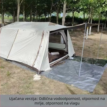 Podložak za šator – staklena vlakna, otporna na vlagu, vodonepropusna, prijenosna za kampiranje