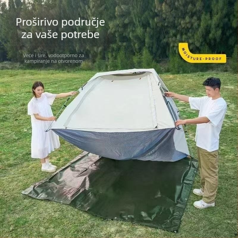 Podložak za šator – staklena vlakna, otporna na vlagu, vodonepropusna, prijenosna za kampiranje