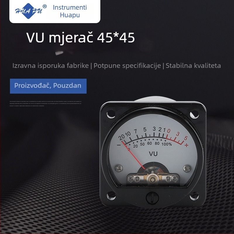 VU45 Pokazivački ampermetar, raspon 0-100 A, točnost 2,5%, snaga 2 W, napajanje 220 V