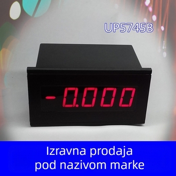 CNTN UP5745B Panelni voltmetar i ampermetar s LED zaslonom od 4,5 znamenki, ulaz 220V AC, točnost mjerenja napona 0,2%