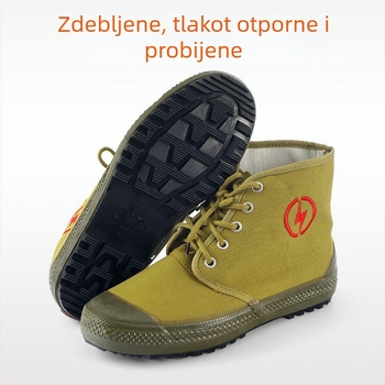 10kV izolirane cipele, visoke platnene cipele, prozračne, zaštitne cipele za elektrikare, unisex
