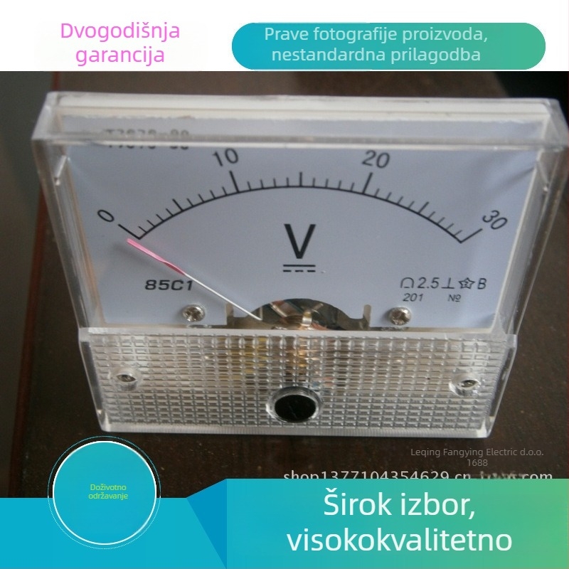 Voltmetar s pokazivačem, model 85C1, raspon mjerenja 0-600V, točnost 1,5%