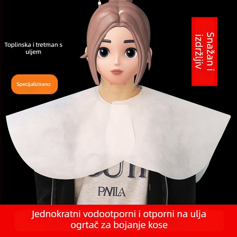 Jednokratni netkani šal za bojanje kose, za frizerske salone