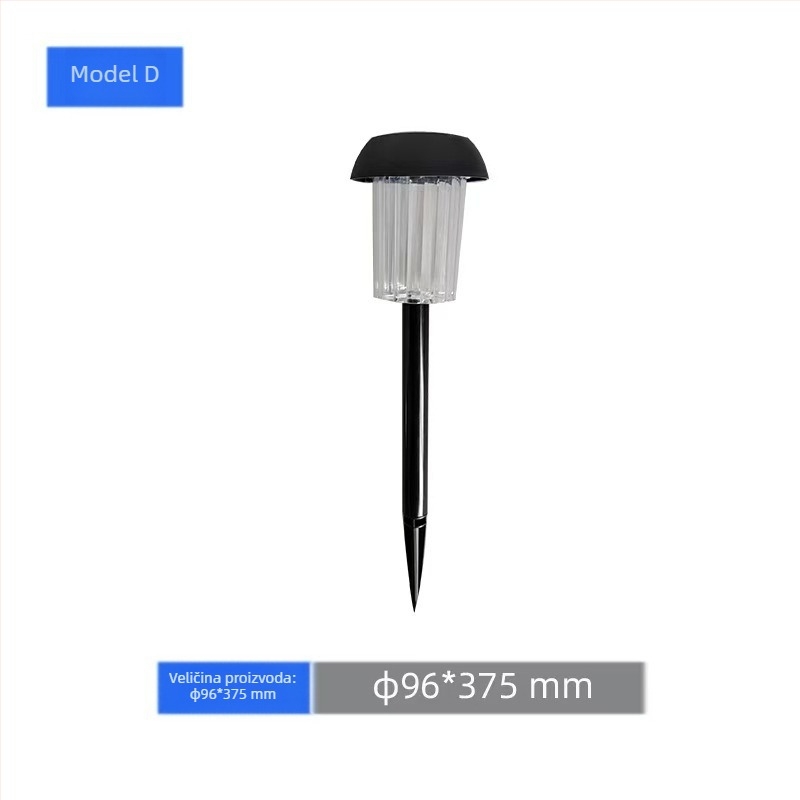 Solarna zemlja lampa za travnjak – IP65 vodootporan LED, 2W, trajanje 6–12 sati, vijek trajanja 50.000 sati