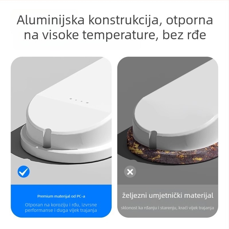 Vanjska zidna svjetiljka – jednostavan stil; kućište od PC-a; SMD pakiranje; 220V; kontinuirano svjetljenje 16–24 sata