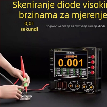 I2C C09 ampermetar s valovitim tokom, digitalni zaslon, otkrivanje punjenja, mjerenje napona, paket od 2 komada