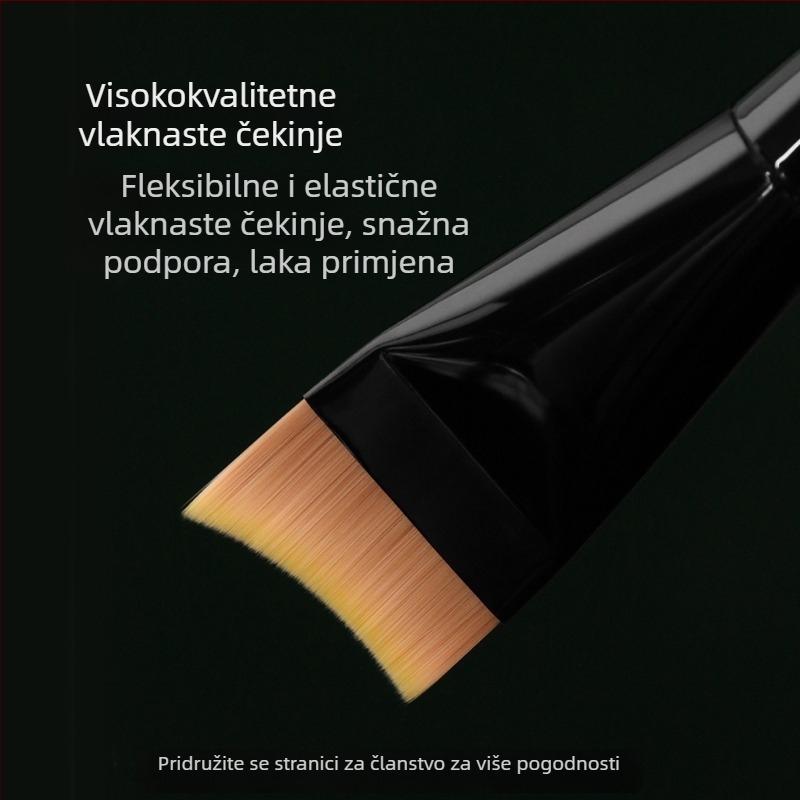 Četkica za temelj – sintetička vlakna, plastična drška, jednodijelno pakiranje, ravnomjerna primjena temelja