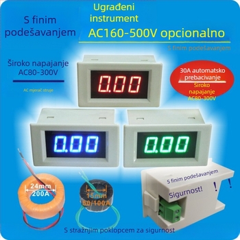 YB4835 Digitalna AC ampermetra glava za 85L17 pokazivač, D85-240T